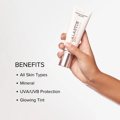 ALASTIN Skincare HydraTint Pro Mineral Sunscreen SPF 36 (3.2 oz) | 2-in-1 Tinted Daily Sunblock Moisturizer for Face & Neck | Fragrance-Free, Water Resistant